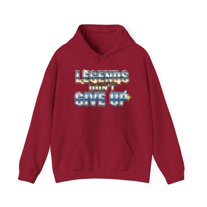 Legends Don't Give Up - Unisex Heavy Blend™ Hooded Sweatshirt - Creatively Designed Shop