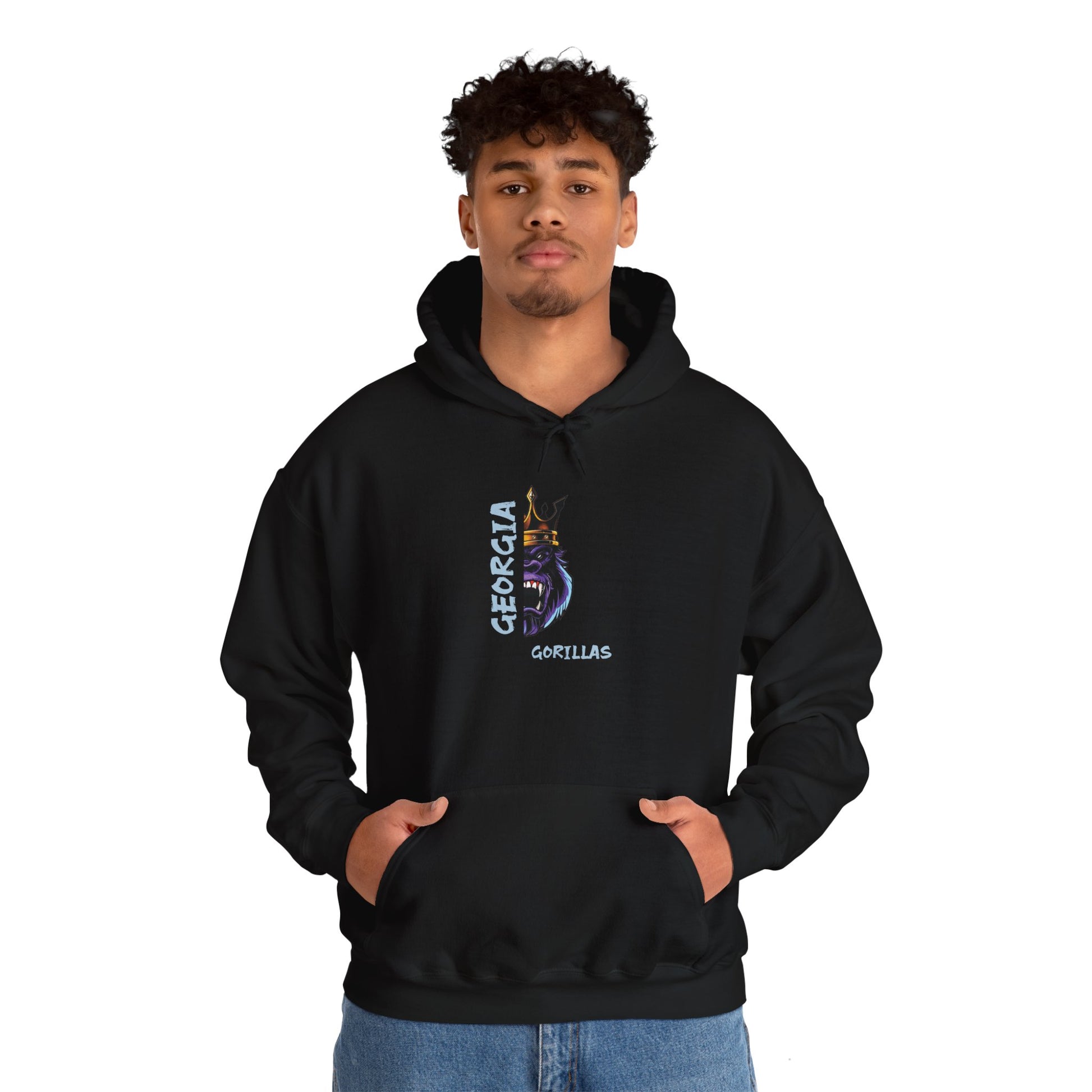 Georgia Gorillas - Unisex Heavy Blend™ Hooded Sweatshirt - Creatively Designed Shop