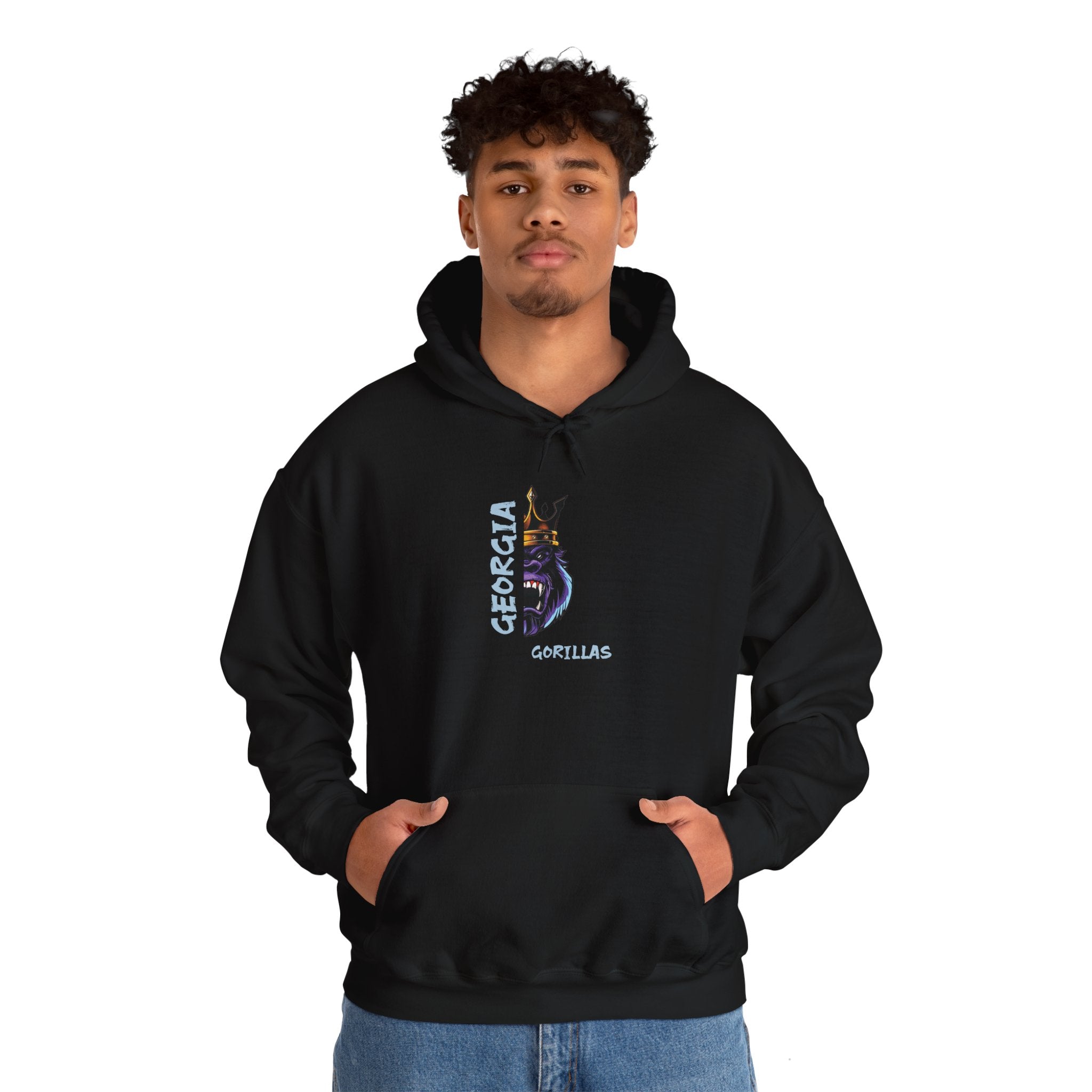 Georgia Gorillas - Unisex Heavy Blend™ Hooded Sweatshirt - Creatively Designed Shop