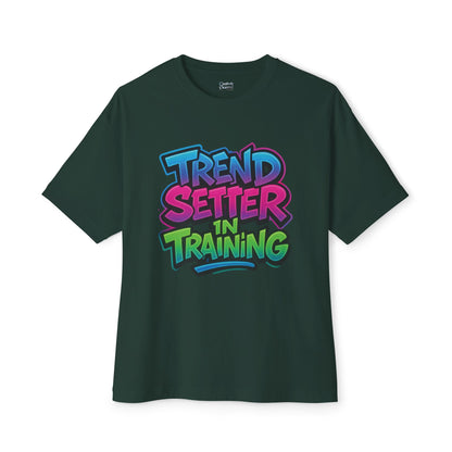 Trend Setter In Training - Unisex Oversized Boxy Tee