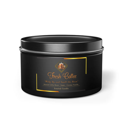 Fresh Coffee - Tin Candles