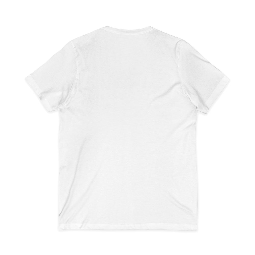Football Mom - Louder & Prouder - Unisex Jersey Short Sleeve V-Neck Tee