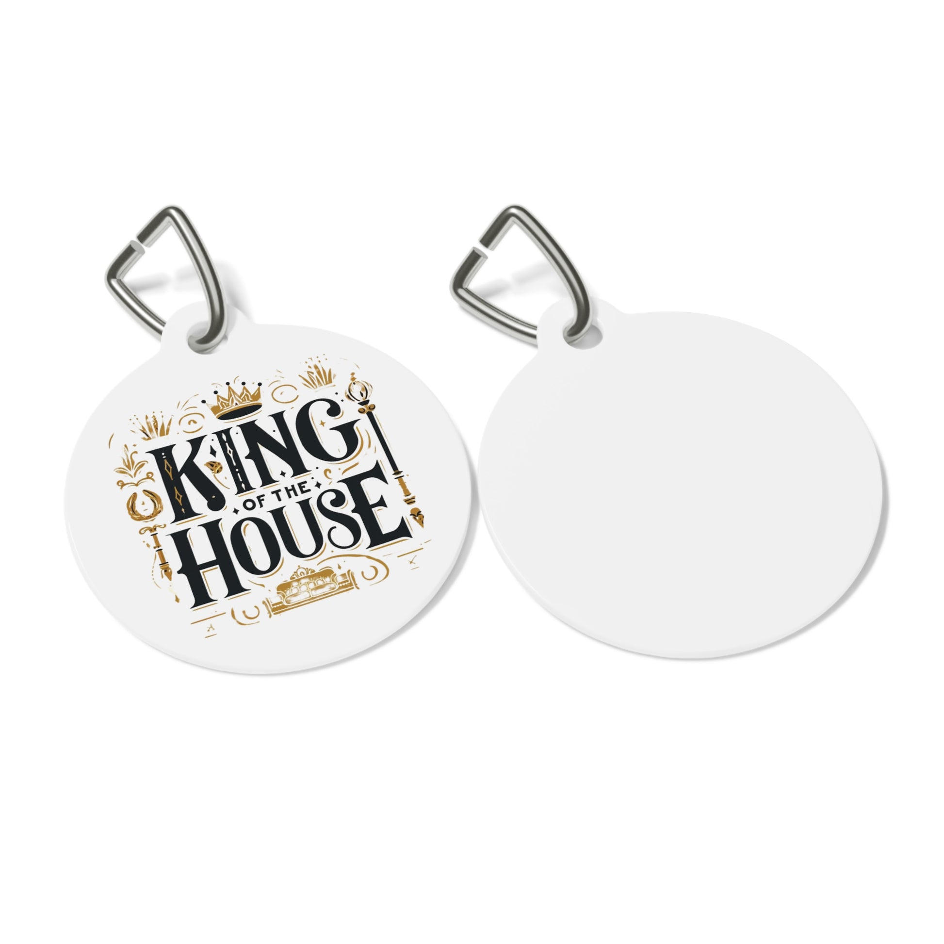 King of the House - Pet Tag - Creatively Designed Shop