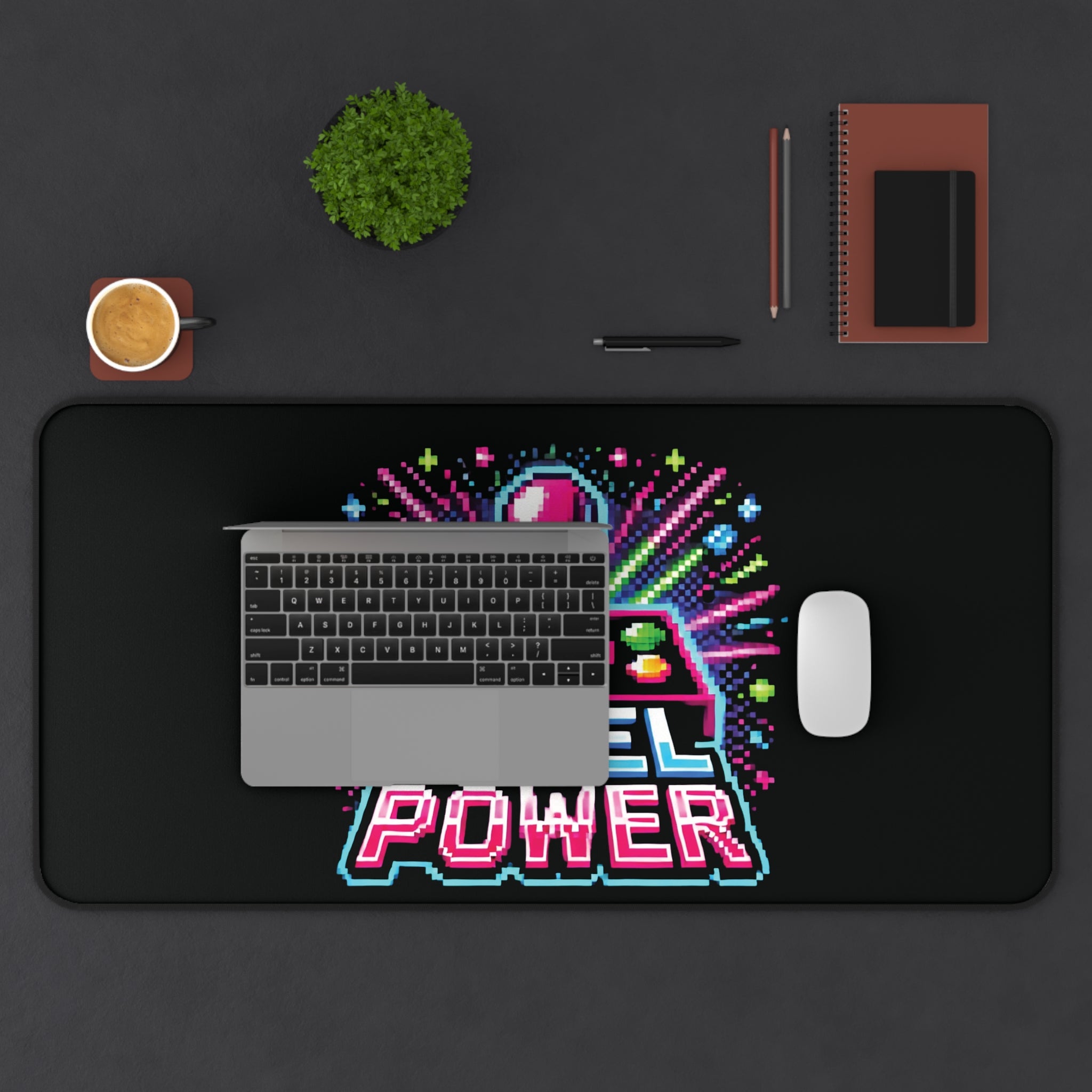 "Pixel Power" - Desk Mat