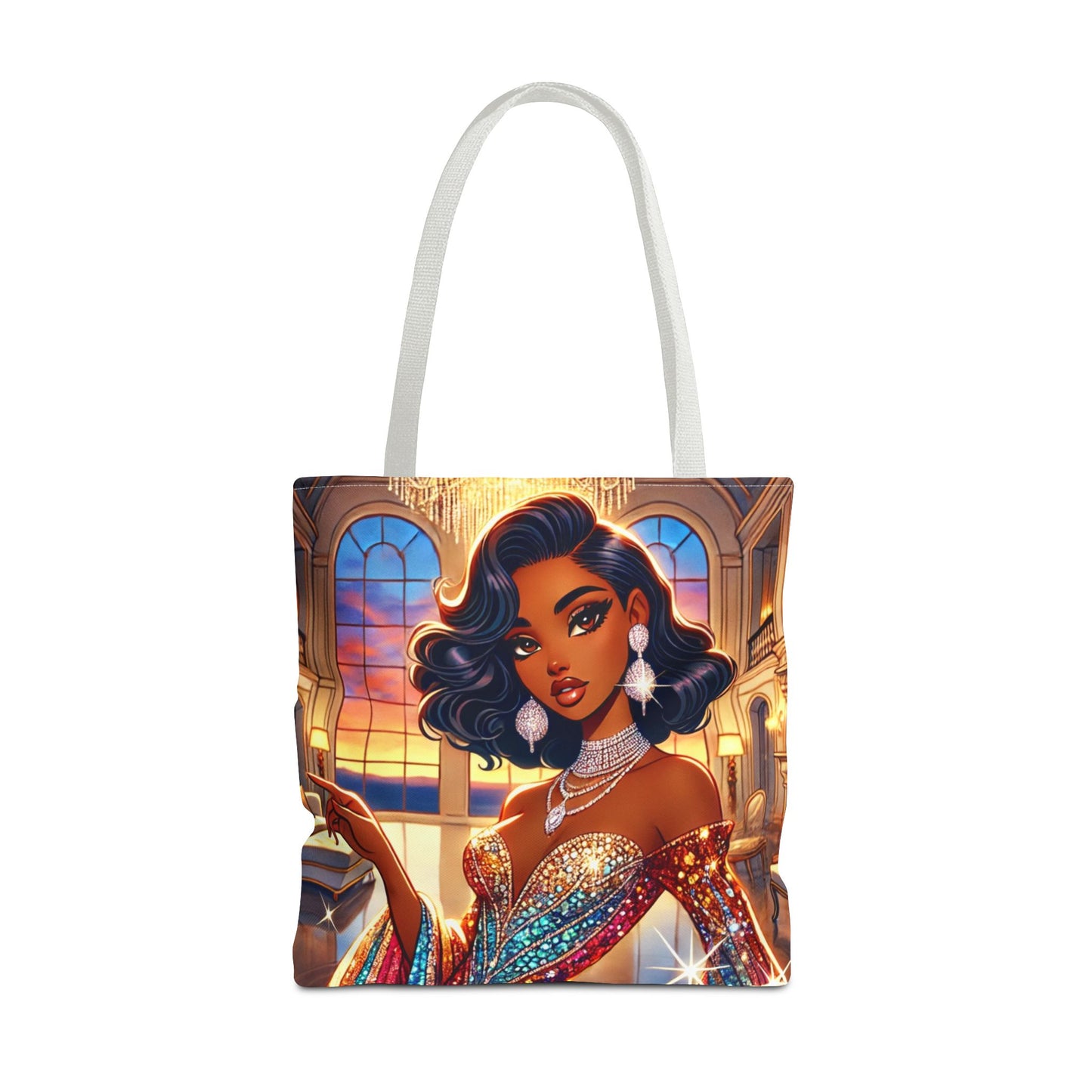 "Elegance Suits Me" (Hazel) - Tote Bag (AOP) - Creatively Designed Shop