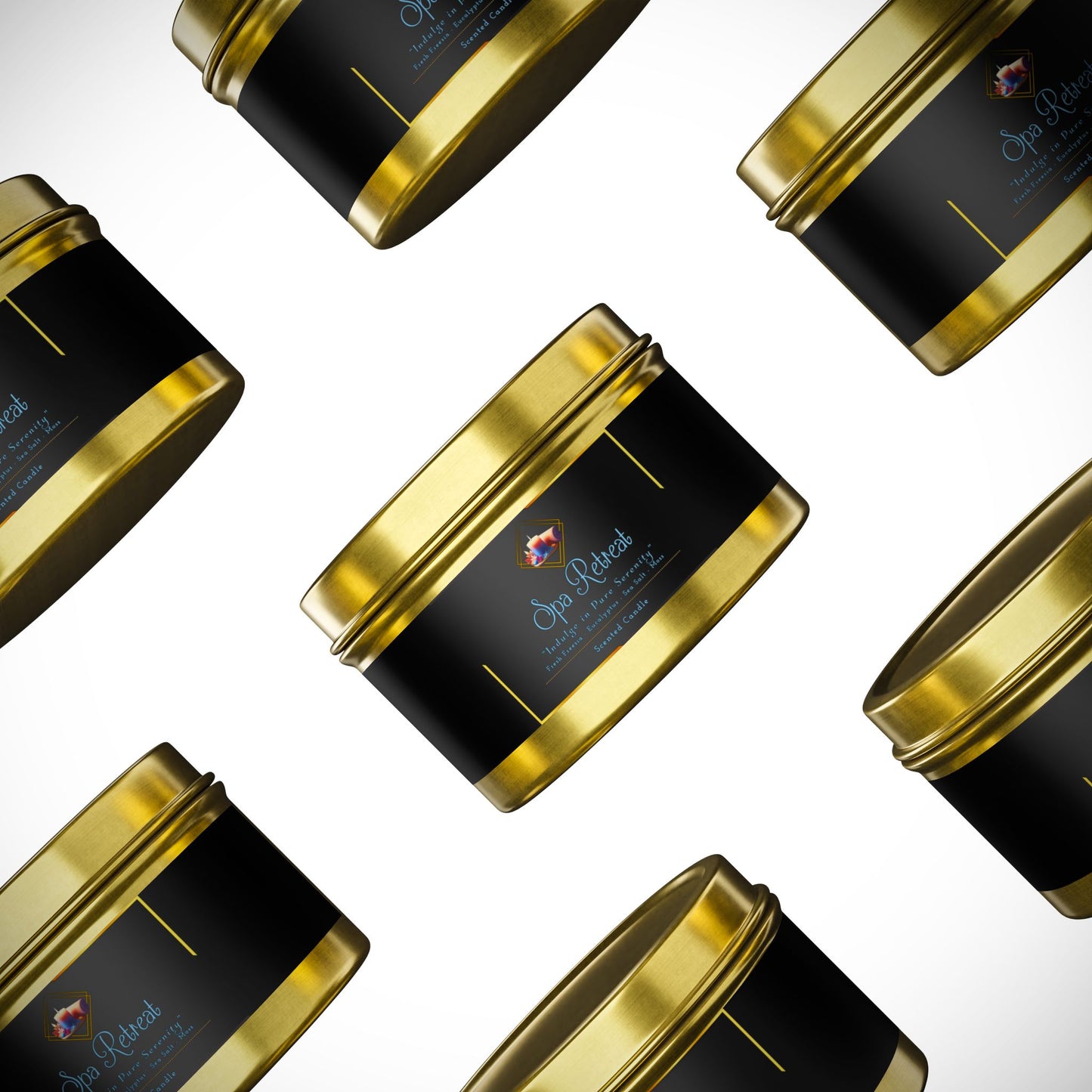 Spa Retreat - Tin Candles