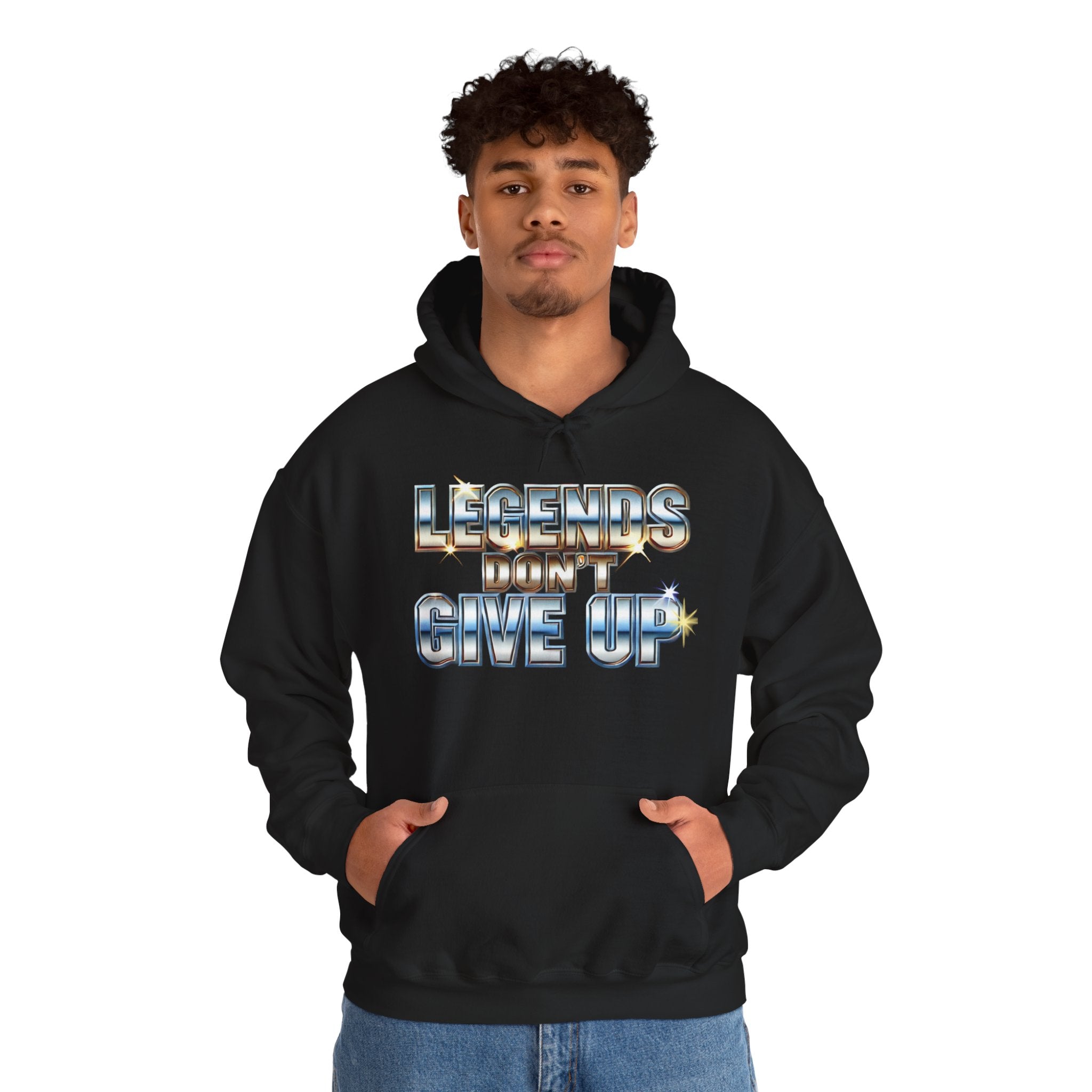 Legends Don't Give Up - Unisex Heavy Blend™ Hooded Sweatshirt