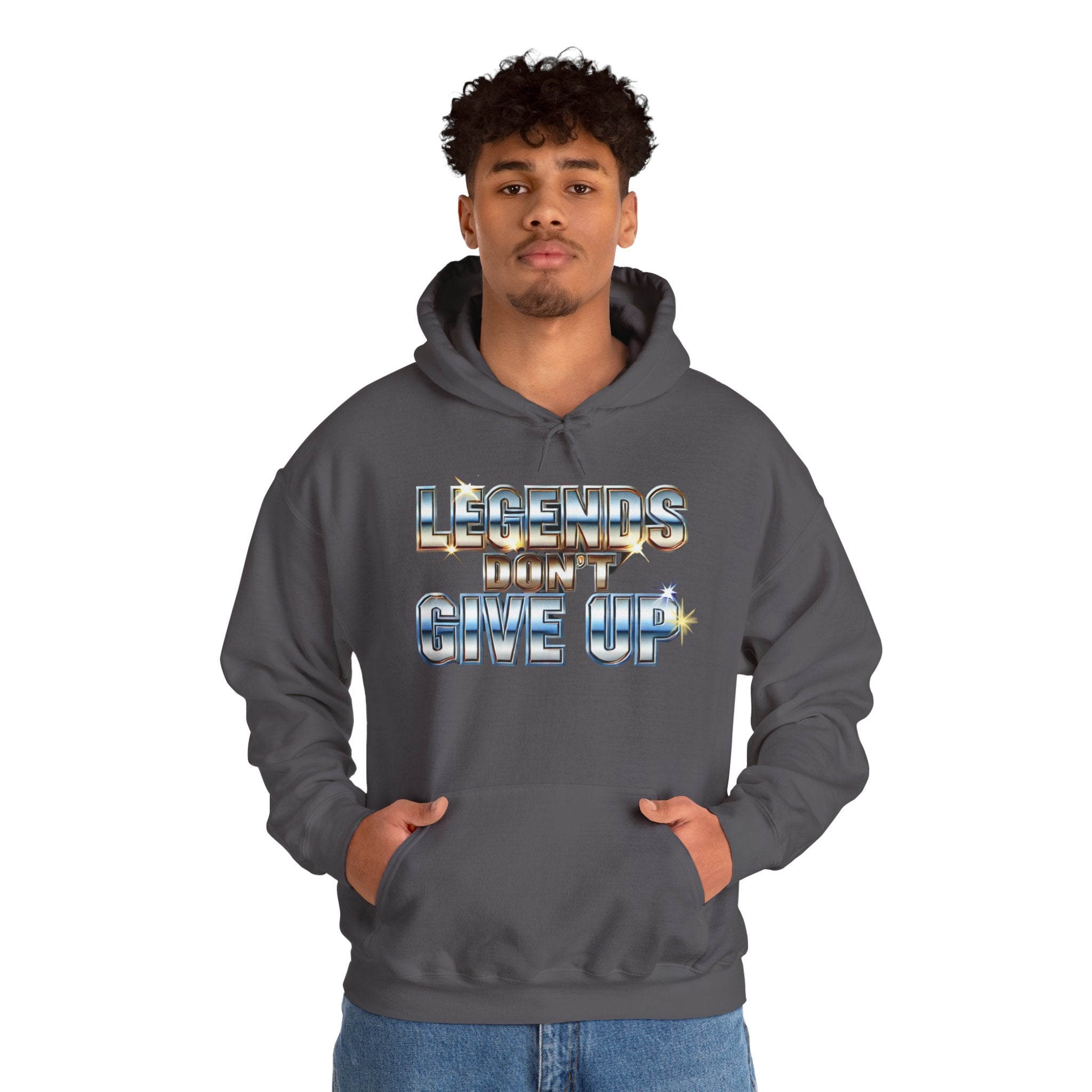 Legends Don't Give Up - Unisex Heavy Blend™ Hooded Sweatshirt
