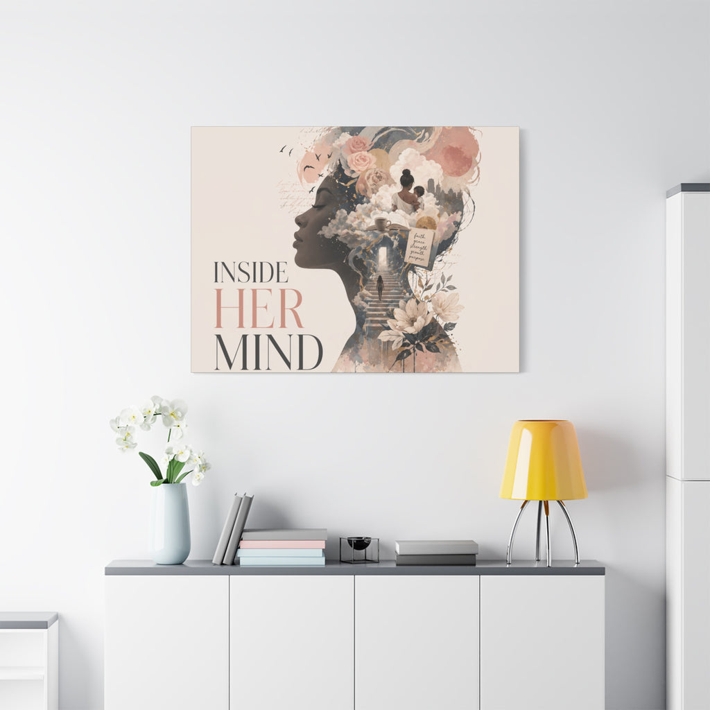 Inside Her Mind - Matte Canvas Wall Art