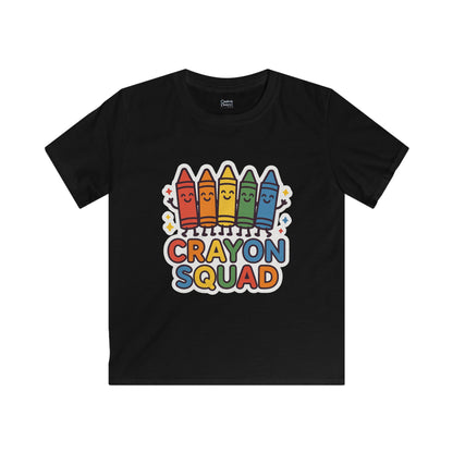 Crayon Squad - Kids Softstyle Tee