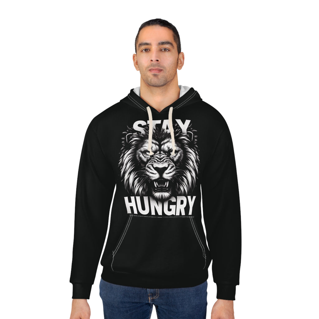Stay Hungry - Unisex Pullover Hoodie (AOP) - Creatively Designed Shop