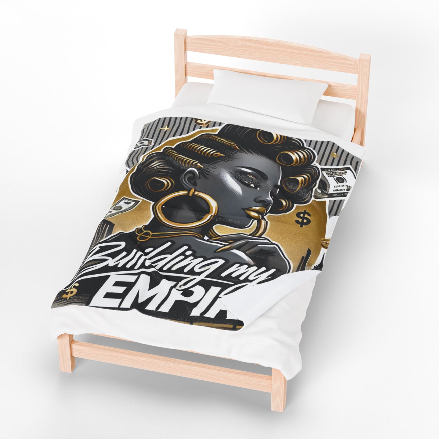 Building My Empire – Plush Velveteen Blanket