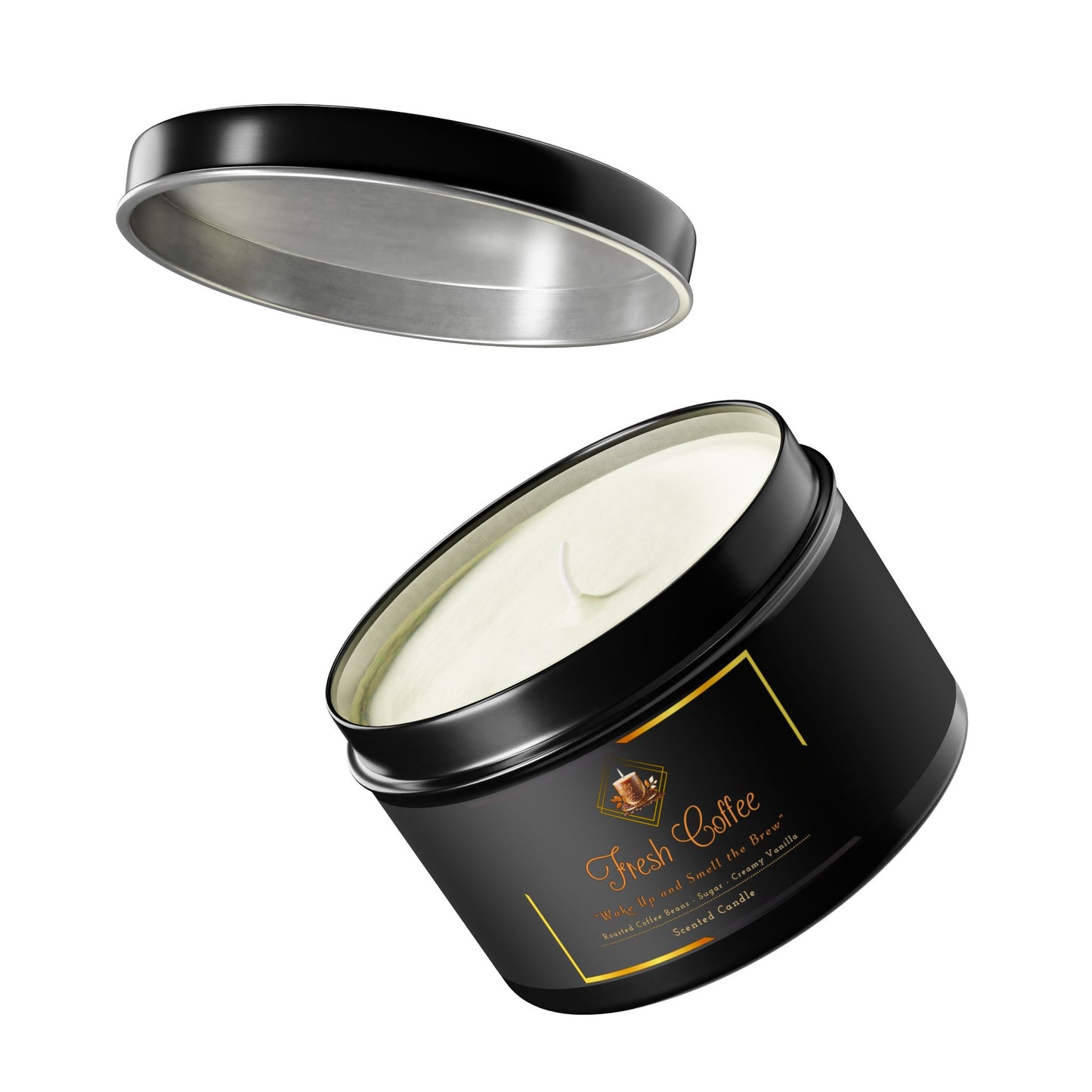 Fresh Coffee - Tin Candles