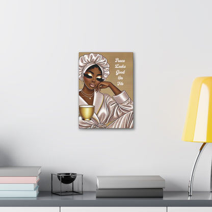 Peace Looks Good On Me - Canvas Art