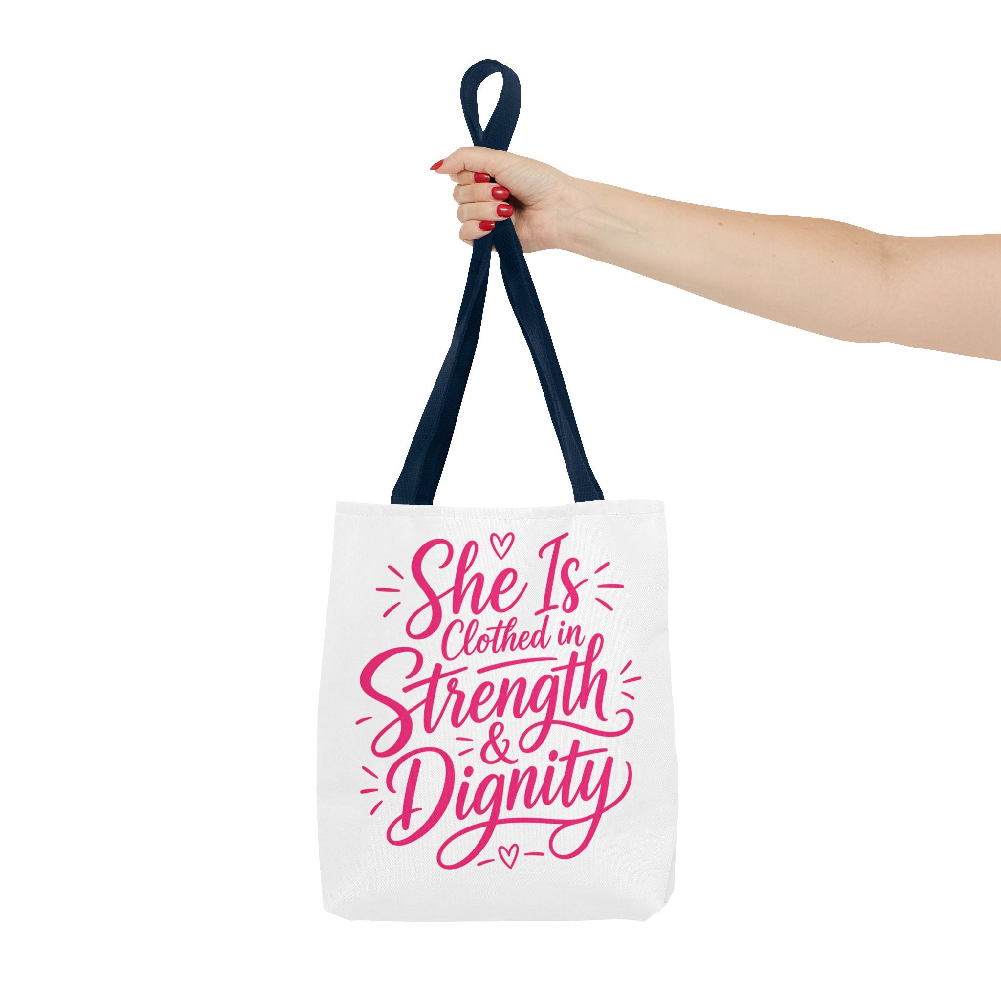 She Is Clothed in Strength & Dignity - Tote Bag