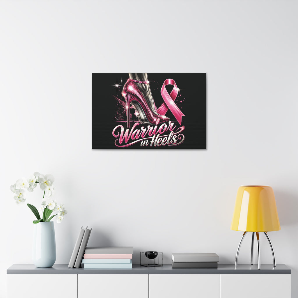 Pink Warrior Heels - Canvas Art