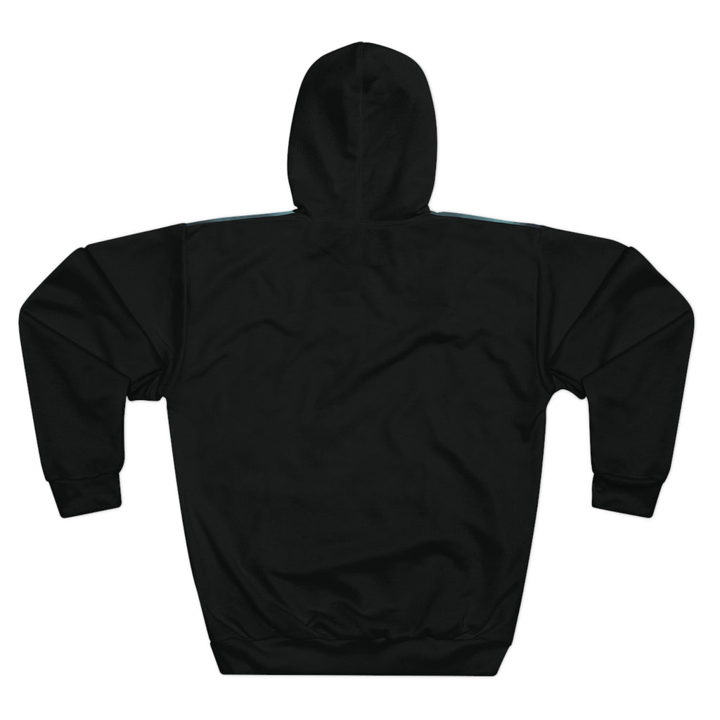 Gorilla in the Mist - Black Sleeves - Unisex Pullover Hoodie (AOP) - Creatively Designed Shop