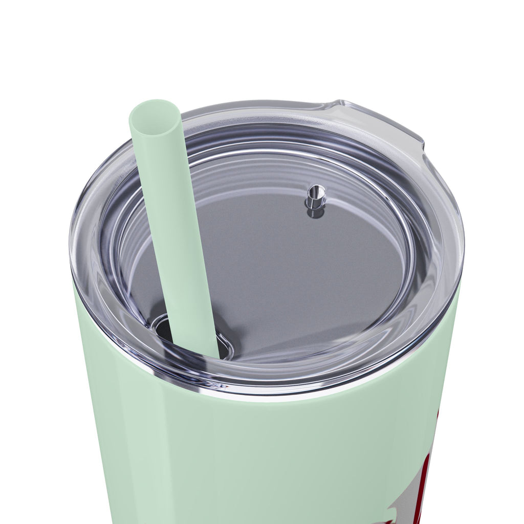 Drink Like A Boss - Skinny Tumbler with Straw, 20oz