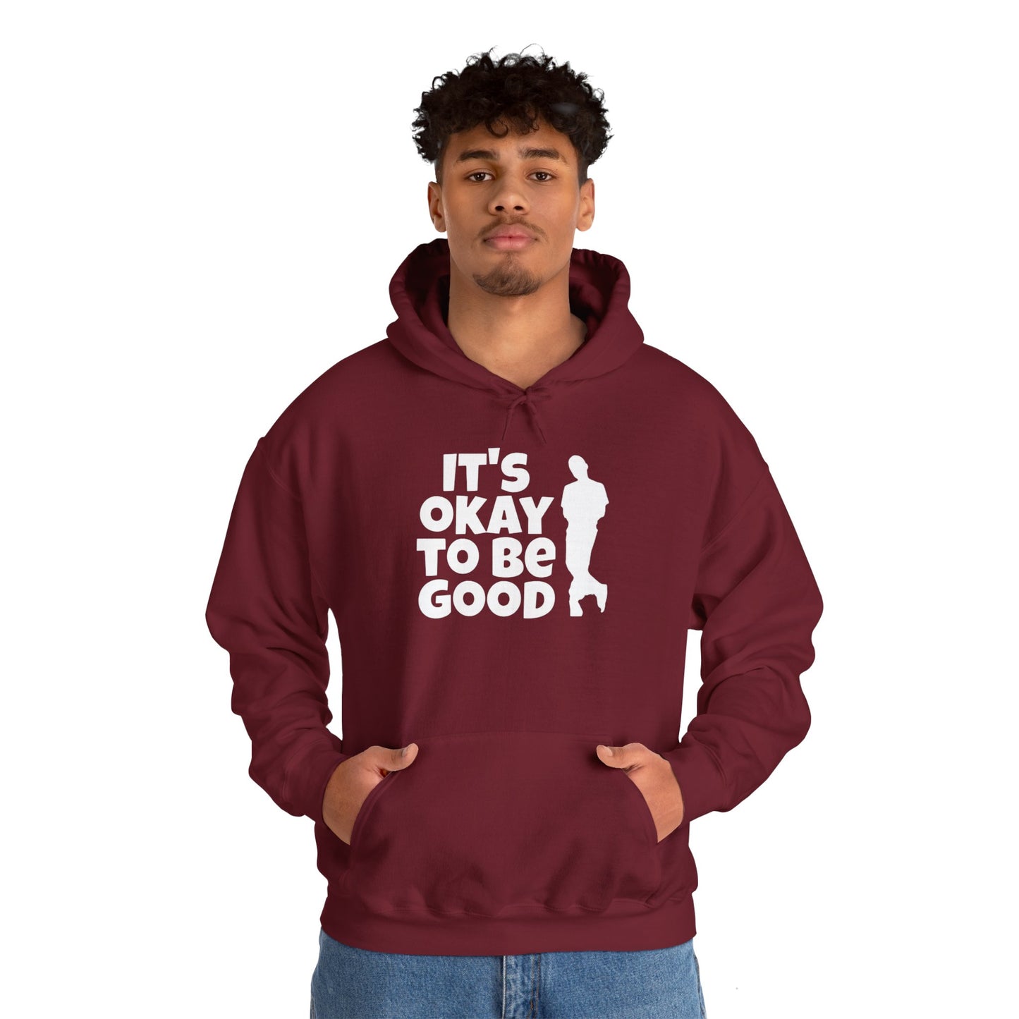 It's Okay To Be Good - Unisex Heavy Blend™ Hooded Sweatshirt