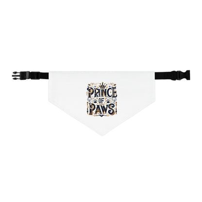 Prince of Paws - Pet Bandana Collar - Creatively Designed Shop