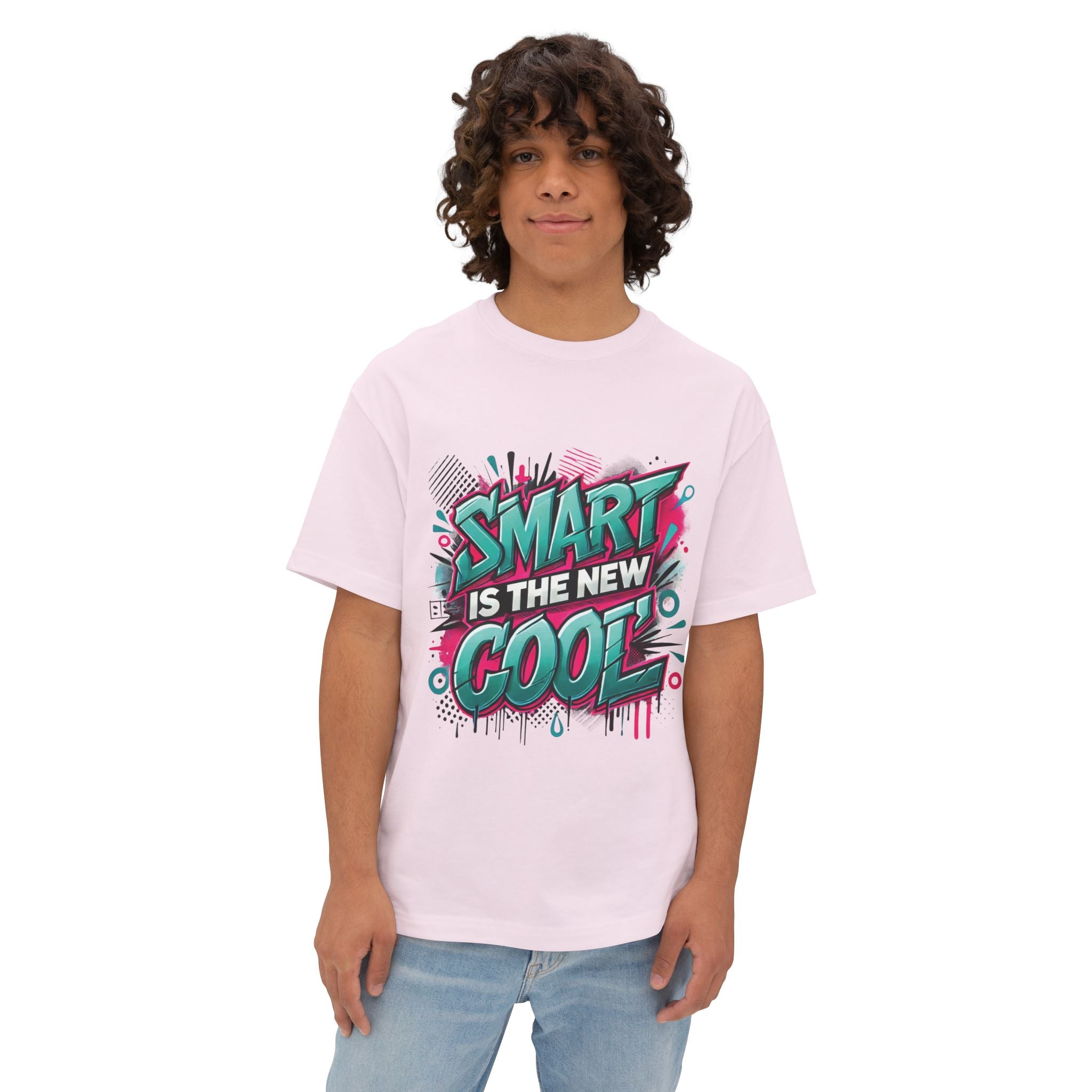 Smart is the New Cool - Unisex Oversized Boxy Tee