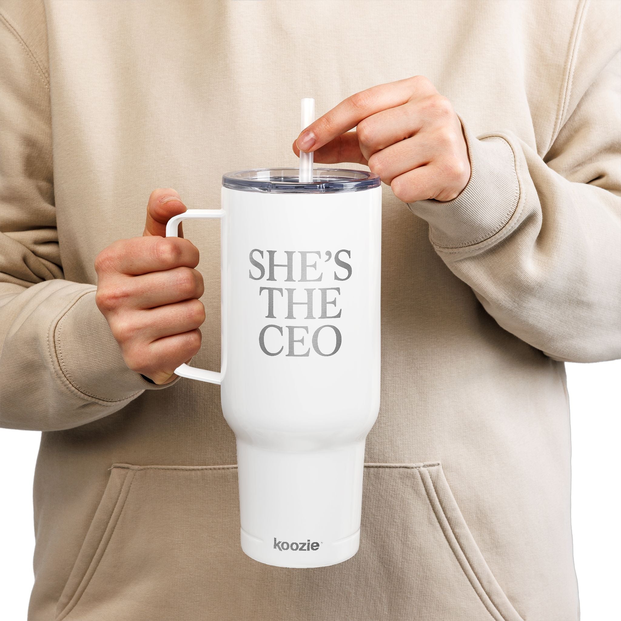 She's The CEO - Engraved Insulated Tumbler