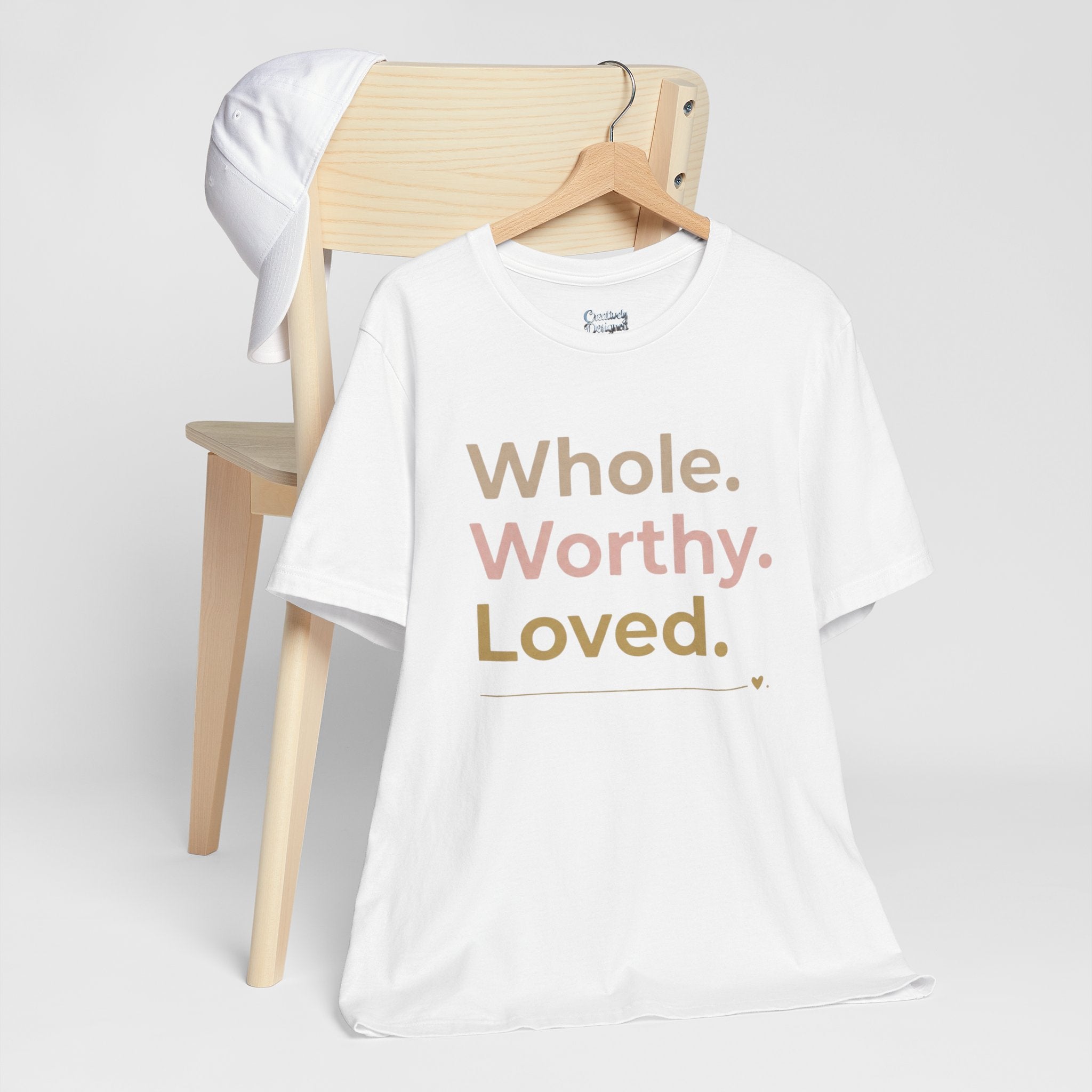 Whole. Worthy. Loved. – Unisex Tee