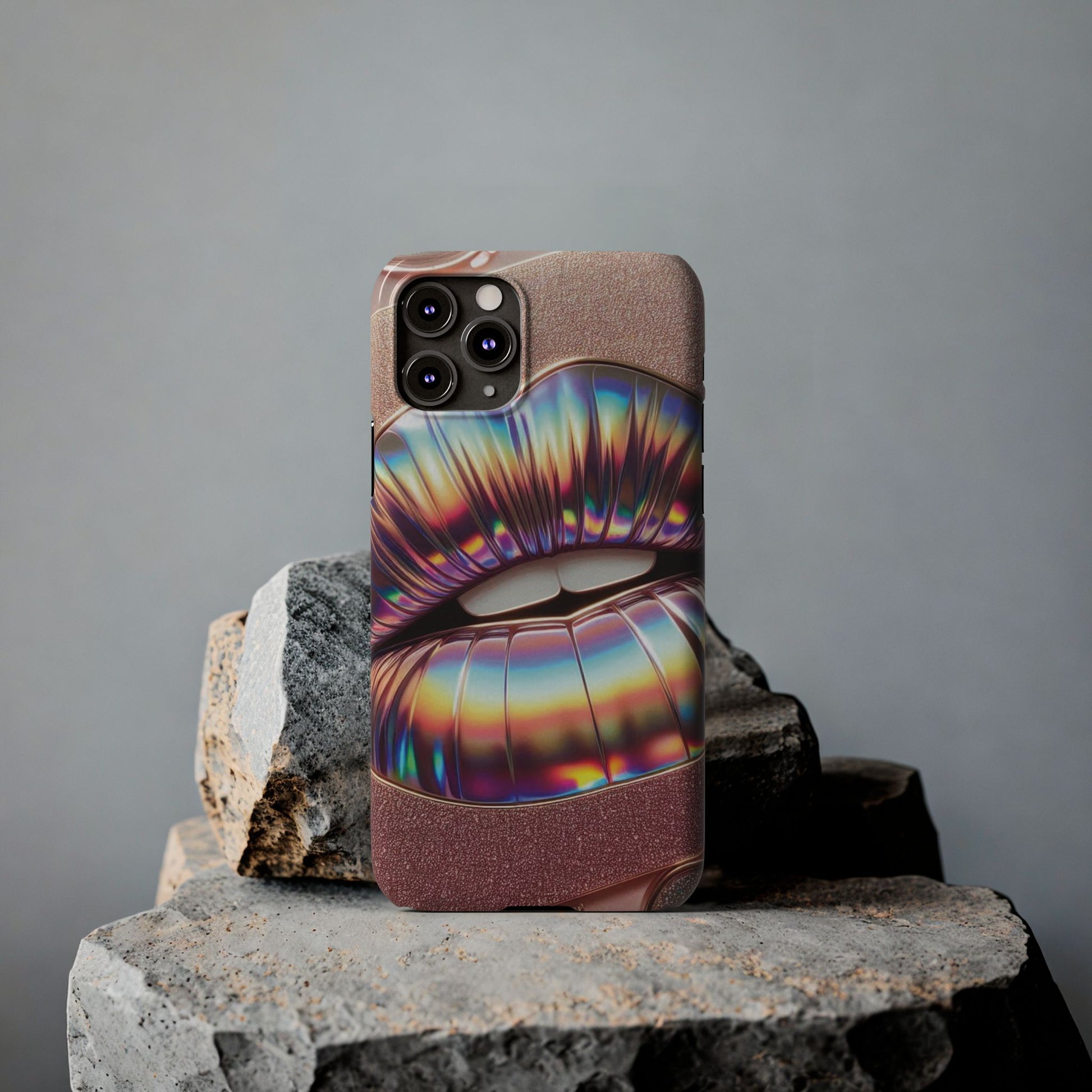 "Bronze Kiss" - Slim Phone Cases - Creatively Designed Shop