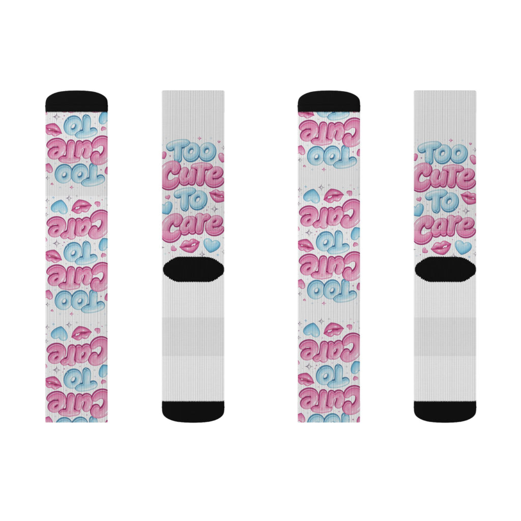 Too Cute to Care Socks