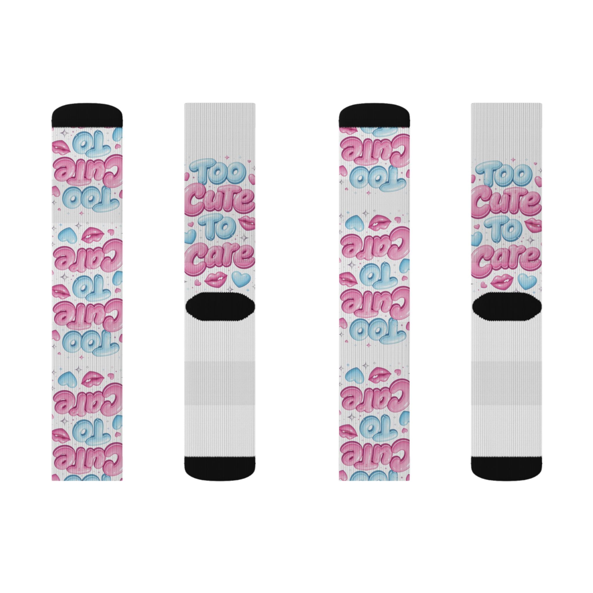 Too Cute to Care Socks