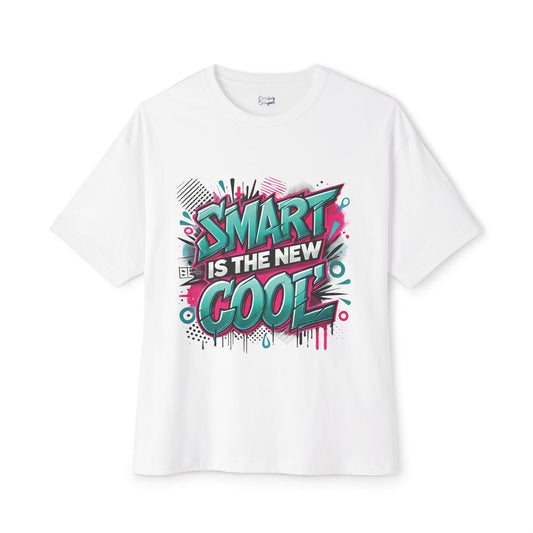Smart is the New Cool - Unisex Oversized Boxy Tee