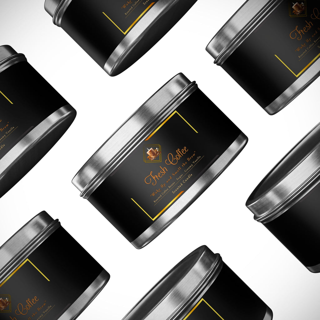 Fresh Coffee - Tin Candles