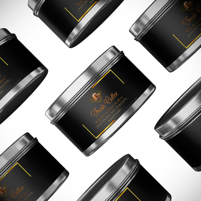 Fresh Coffee - Tin Candles