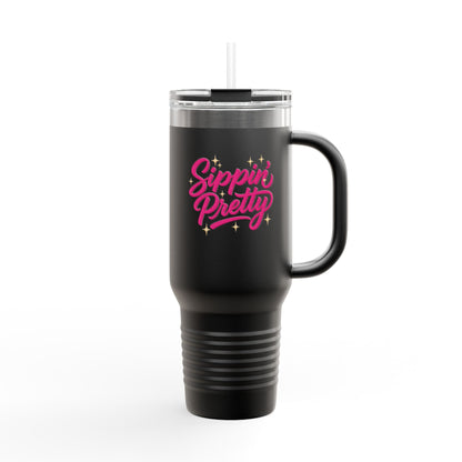 Sippin' Pretty - Insulated Travel Mug, 40oz