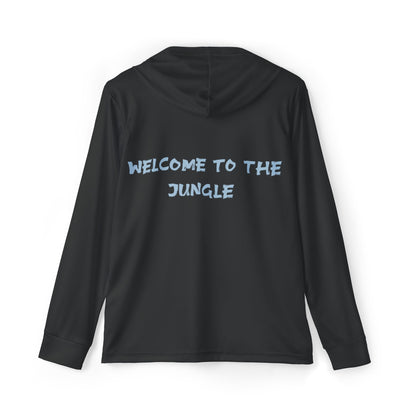 Georgia Gorillas (Black) - Men's Sports Warmup Hoodie (AOP) - Creatively Designed Shop