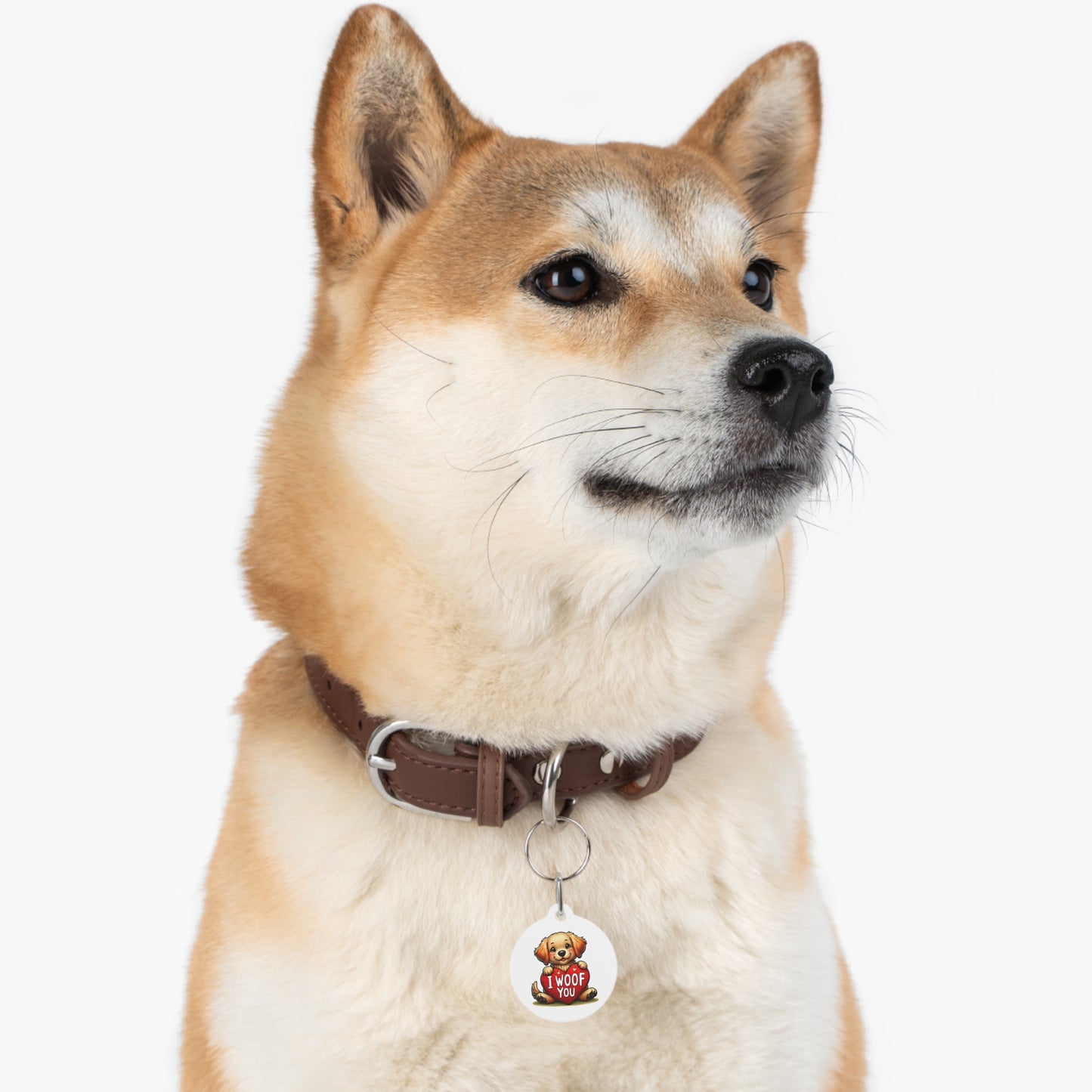 I Woof You - Pet Tag - Creatively Designed Shop