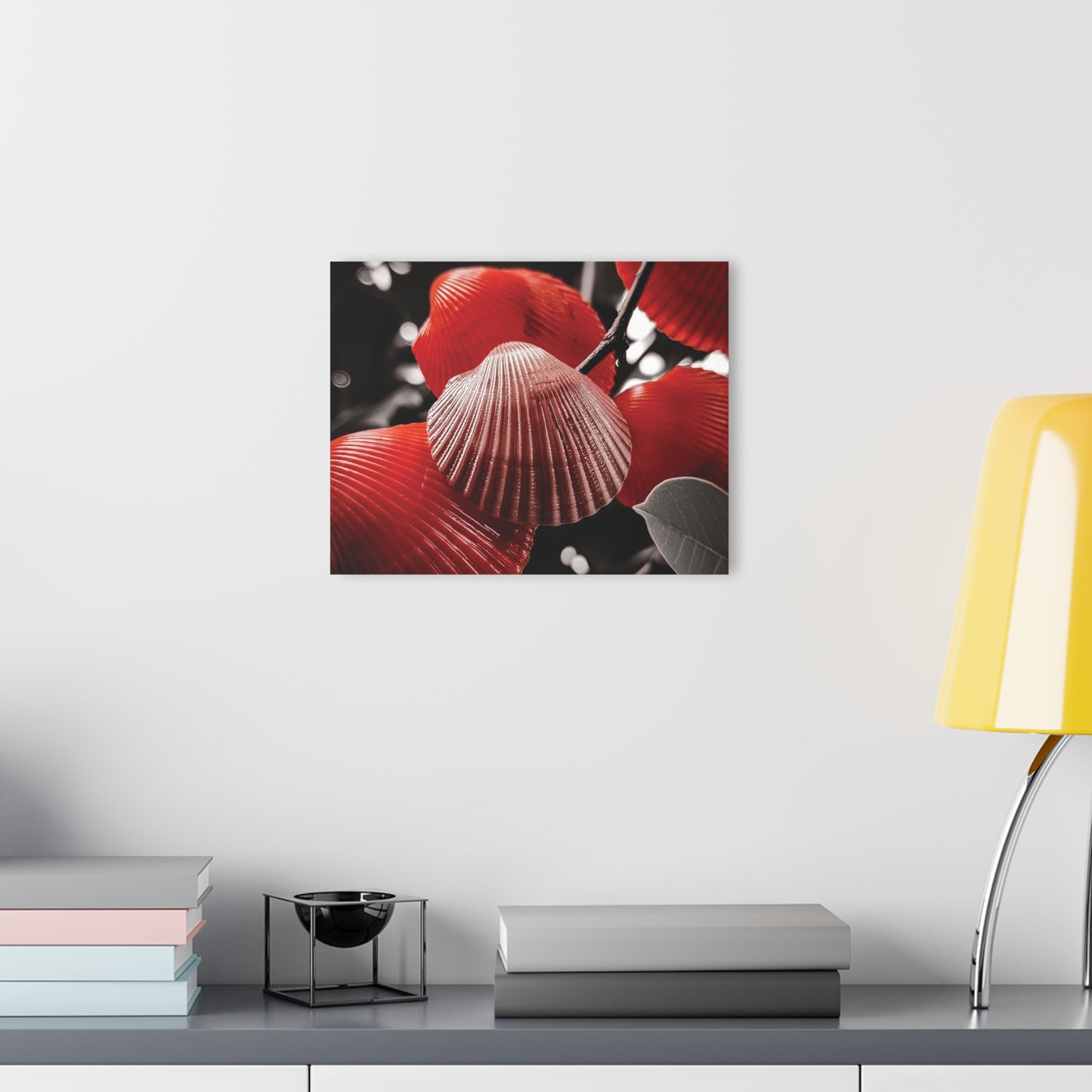 Red Shells - Acrylic Prints (French Cleat Hanging)