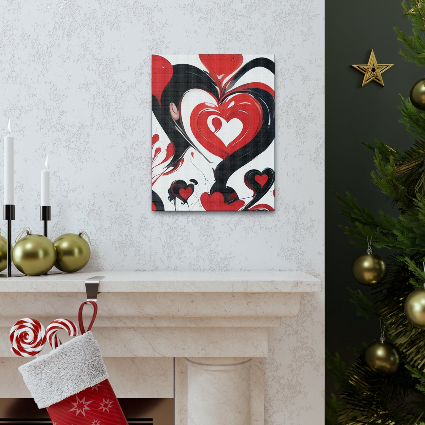 Hearts & Love - Canvas Gallery Wraps