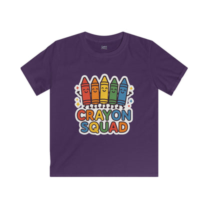 Crayon Squad - Kids Softstyle Tee