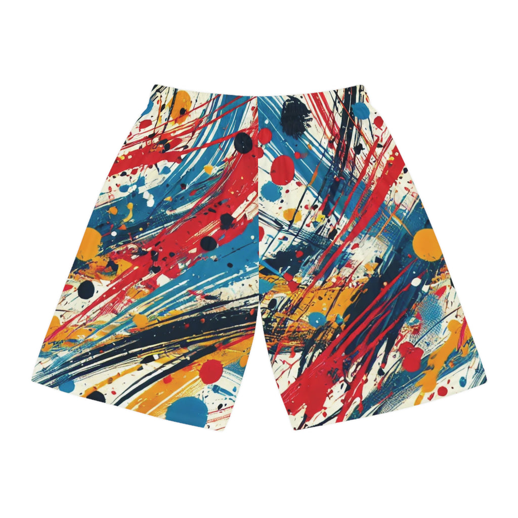 Colorful Art - Basketball Shorts (AOP)