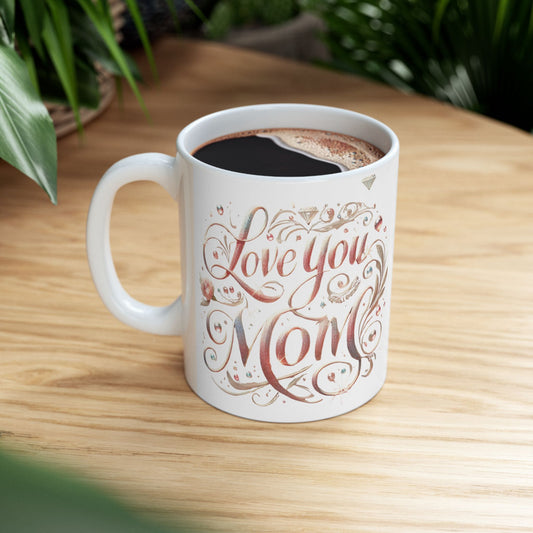 Love You Mom – Ceramic Coffee Mug