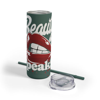 Beauty Speaks - Maars Maker Skinny Matte Tumbler, 20oz - Creatively Designed Shop