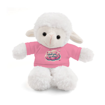 'Wool You Be Mine?' - Stuffed Sheep with Tee