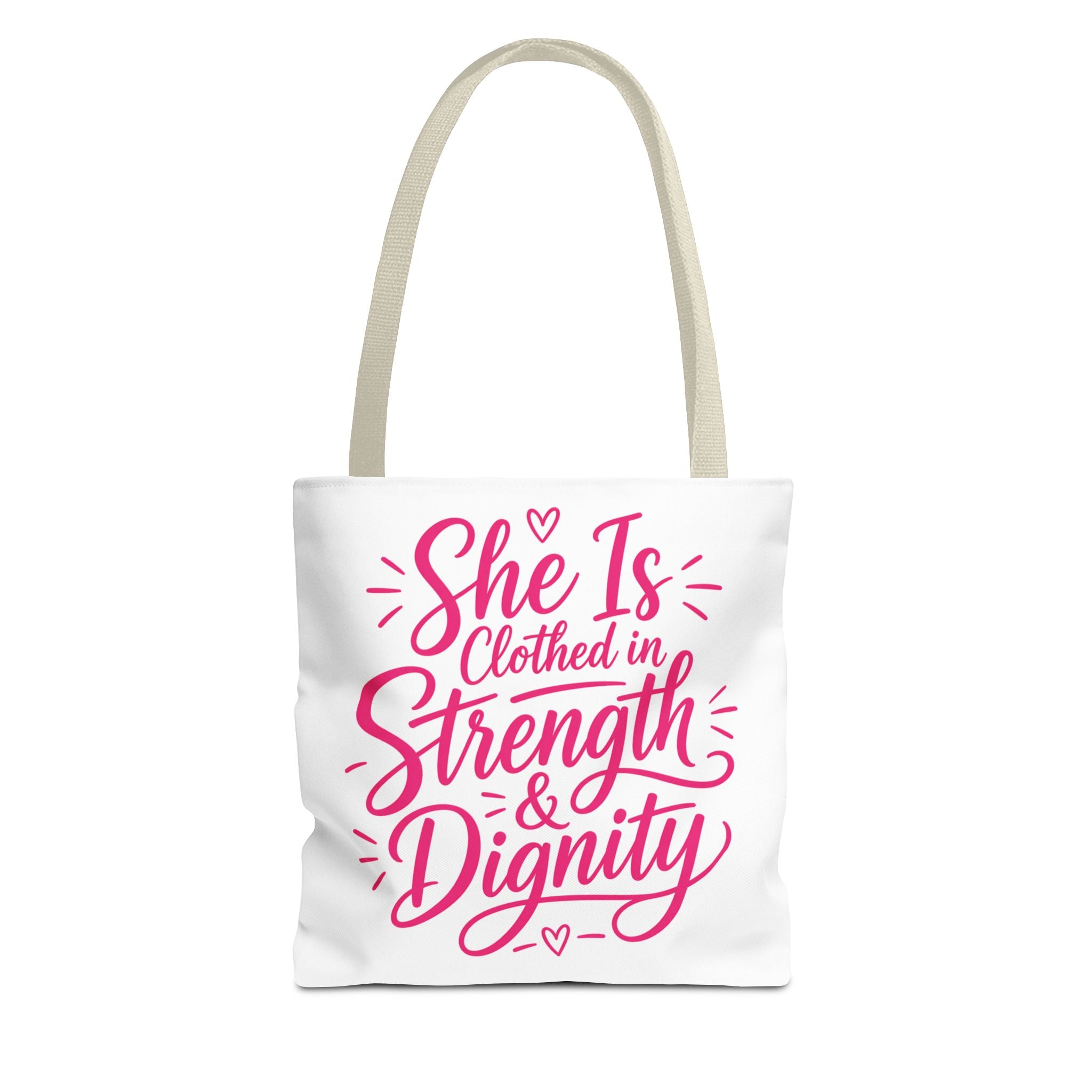 She Is Clothed in Strength & Dignity - Tote Bag