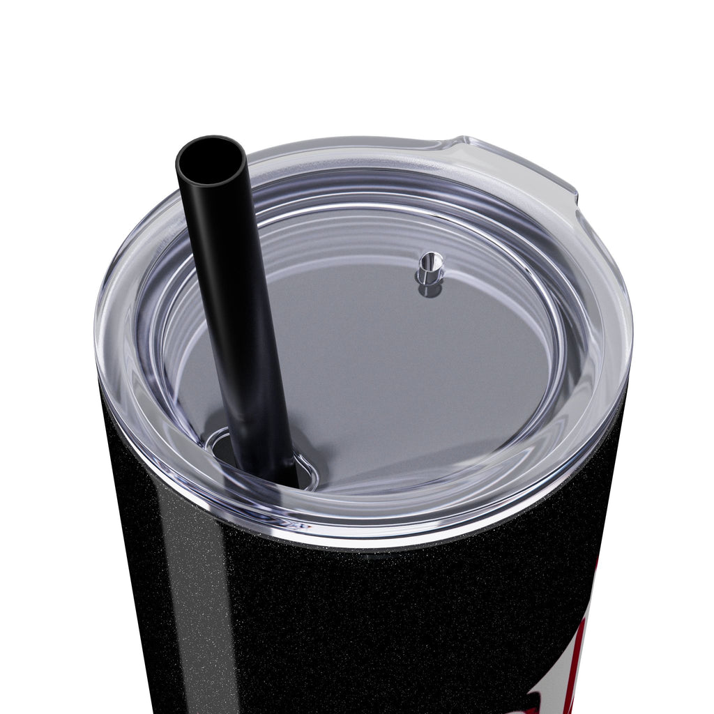 Drink Like A Boss - Skinny Tumbler with Straw, 20oz