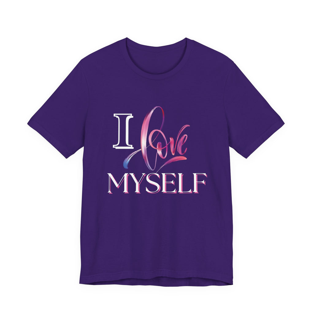 "I Love Myself" - Unisex Jersey Short Sleeve Tee