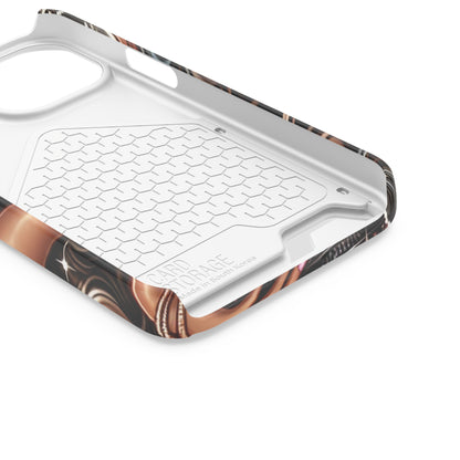 "Beautiful" - Phone Case With Card Holder - Creatively Designed Shop