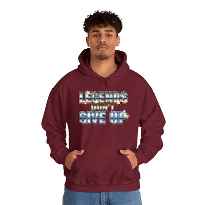 Legends Don't Give Up - Unisex Heavy Blend™ Hooded Sweatshirt - Creatively Designed Shop