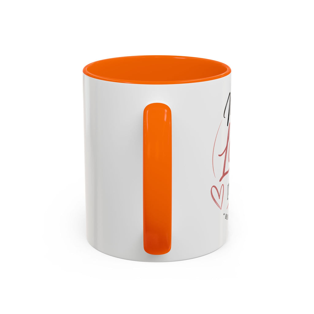 💖 Made With Love For [Name] – Best Mom. Always. - Personalized Accent Coffee Mug