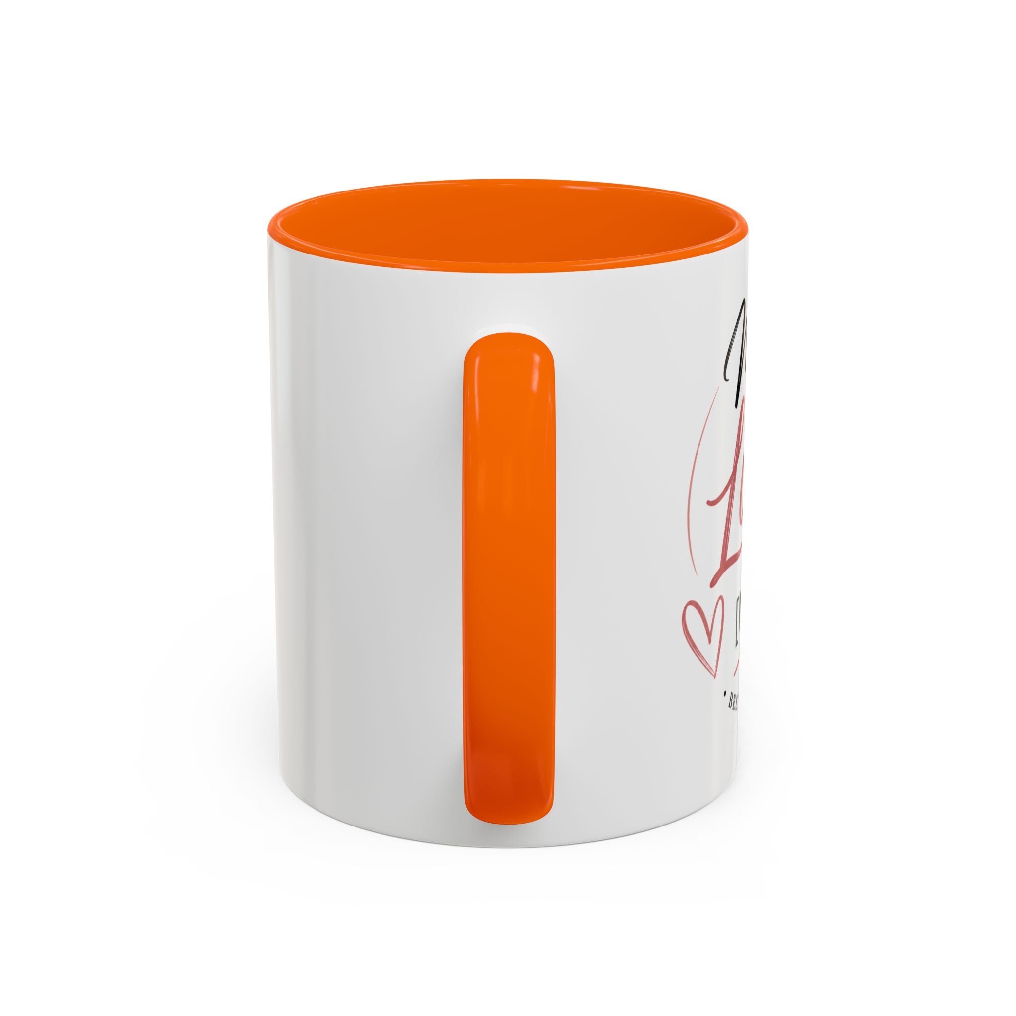 💖 Made With Love For [Name] – Best Mom. Always. - Personalized Accent Coffee Mug